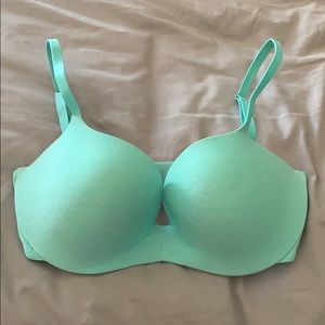 Teal Victoria’s Secret Pink light lift bra